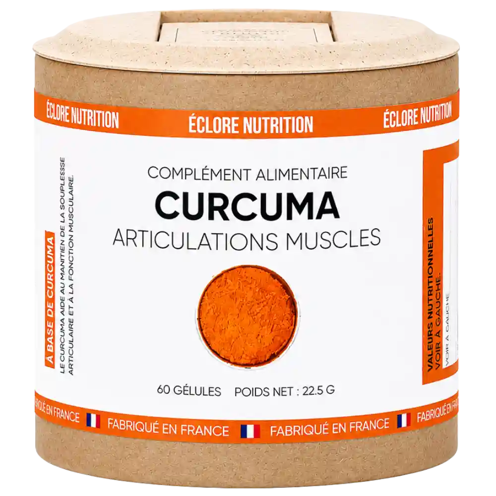 Curcuma Complément alimentaire pour les articulations et muscles