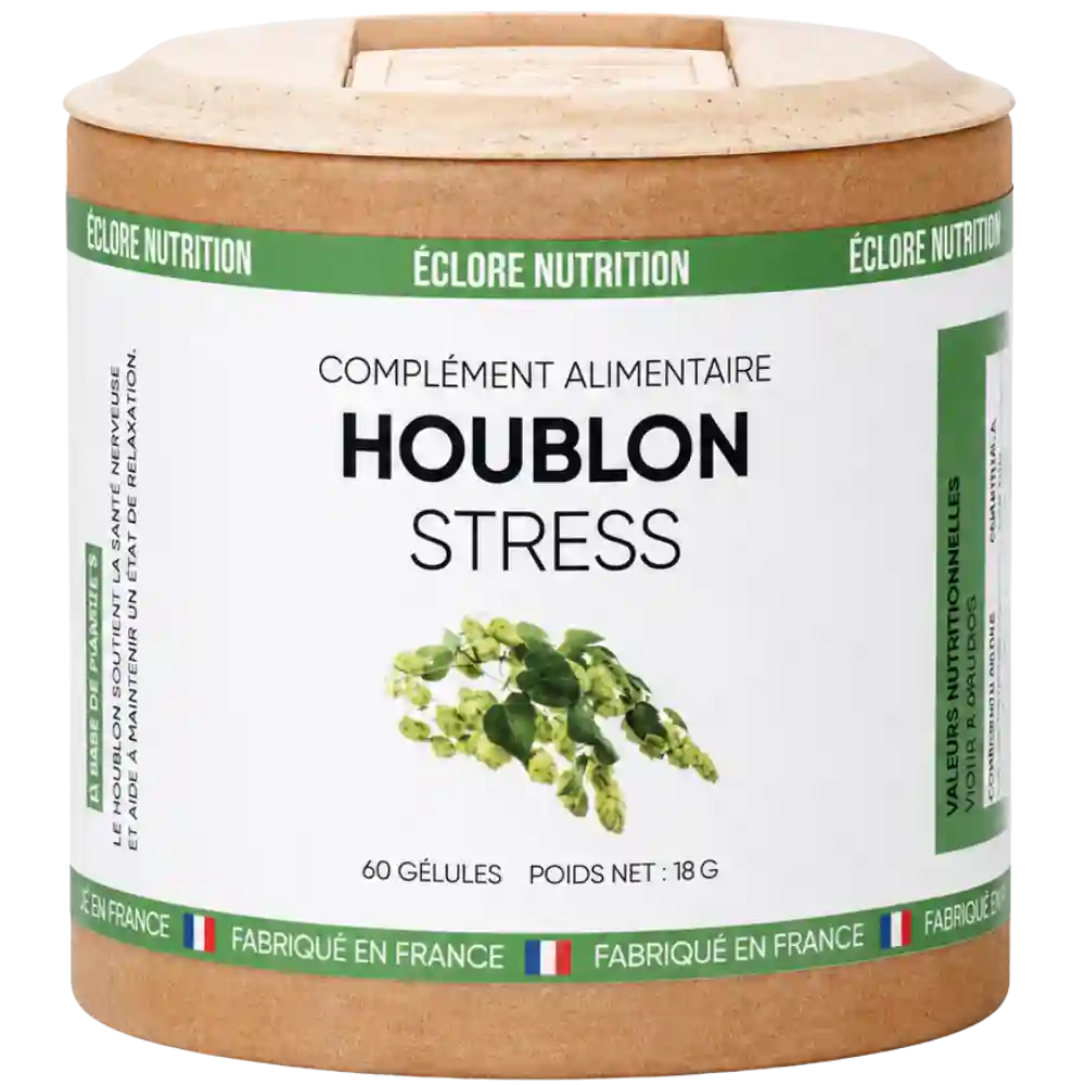Complément alimentaire Houblon pour la gestion du stress