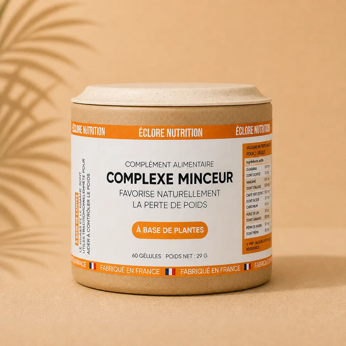 Complément Alimentaire Minceur – Perte de Poids + Brûle-Graisse – Gélules éclore nutrition