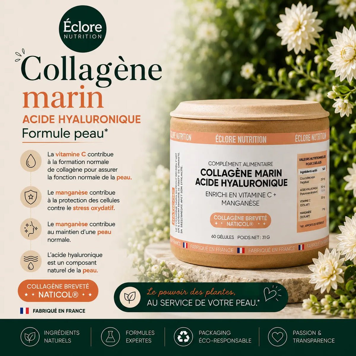 Efficacité du collagène