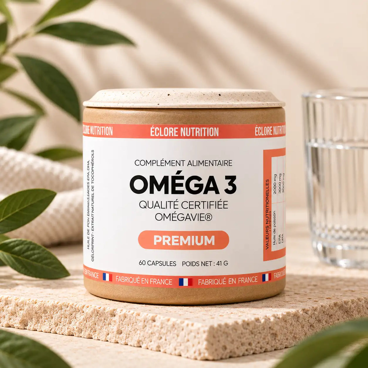 Oméga 3 en gélules : EPA et DHA de qualité